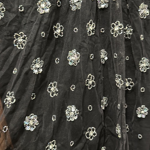 Needle and thread black sequin top - Picture 3 of 6